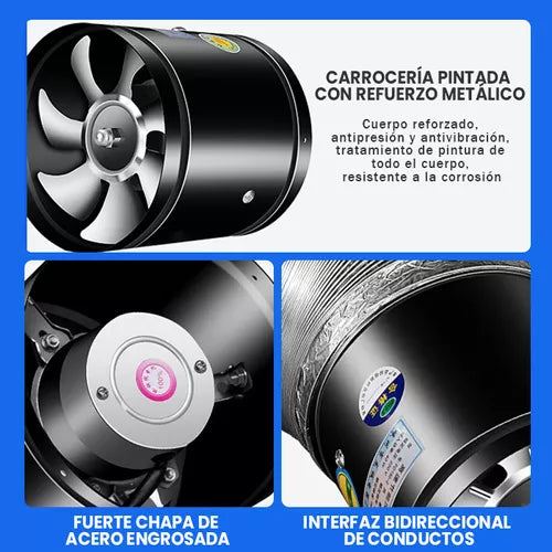 Extractor de Humo Silencioso - 6 PULG