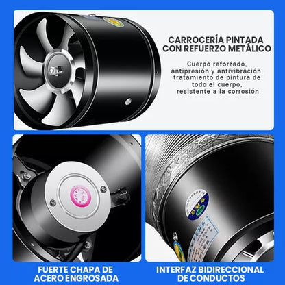 Extractor de Humo Silencioso - 6 PULG