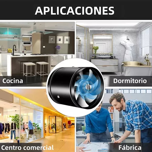 Extractor de Humo Silencioso - 6 PULG