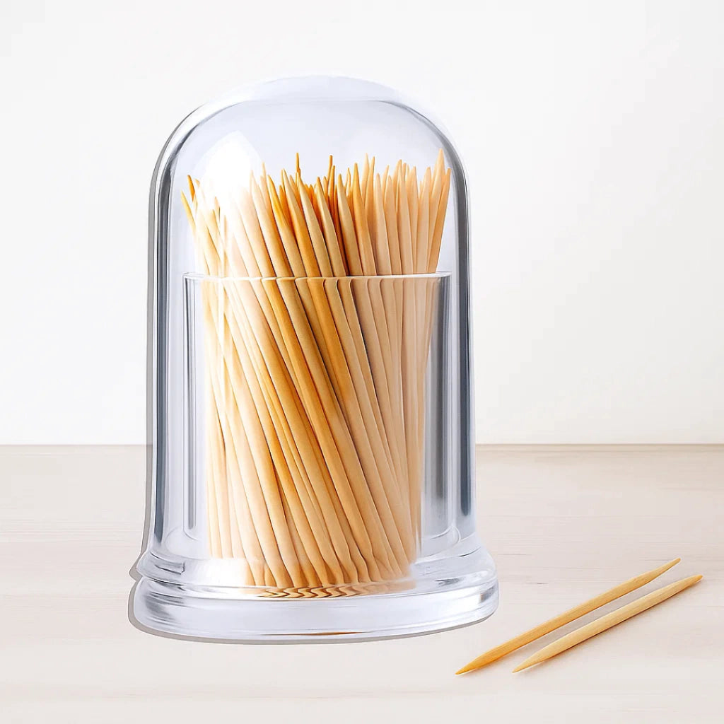 Porta Escarbadientes de Acrílico | Diseño Transparente