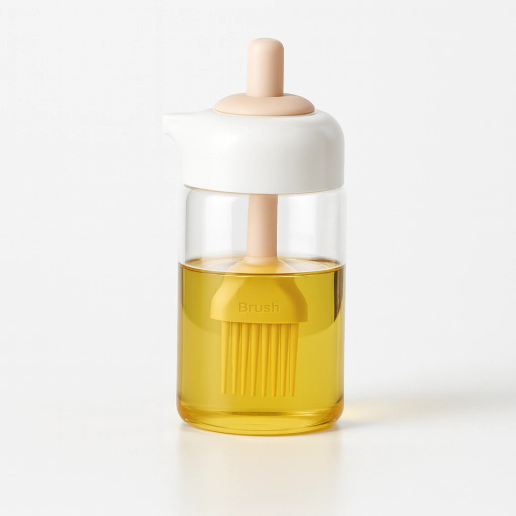 Frasco vidrio | Con pincel