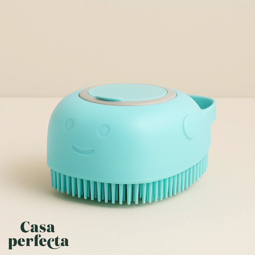 Cepillo masajeador de baño | Dispenser