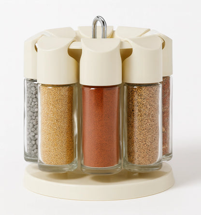 Especiero Giratorio con 8 Frascos | Organización